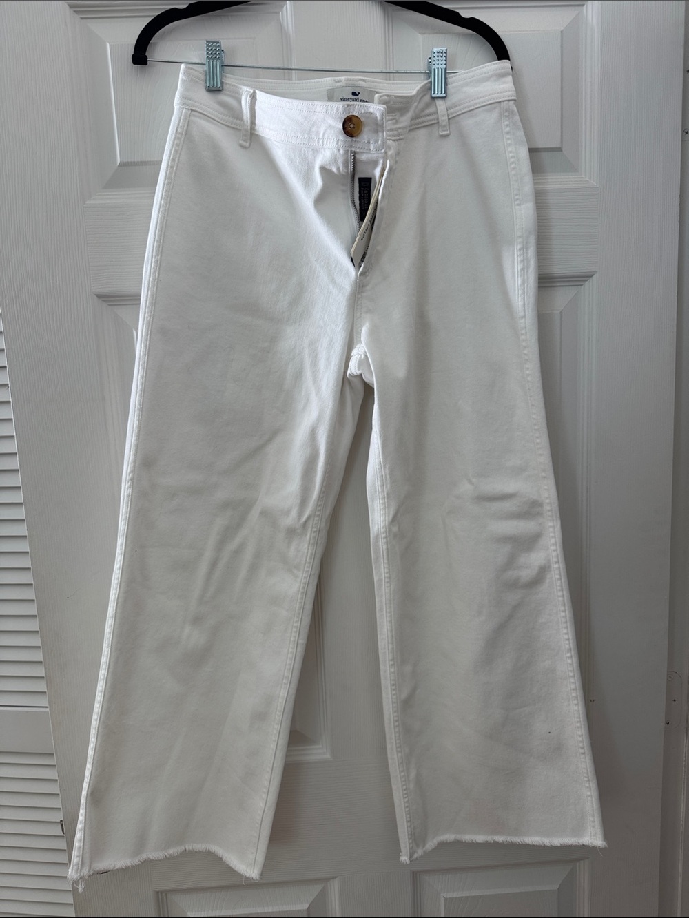 Vineyard Vines White Wide-Leg Jeans